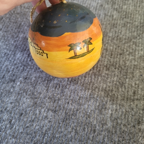 Christmas Ornament. made in India. Bethlehem - Picture 2 of 5